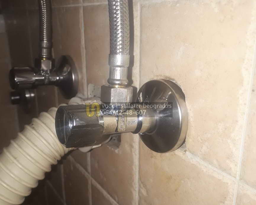 Zamena ek ventila ispod lavaboa